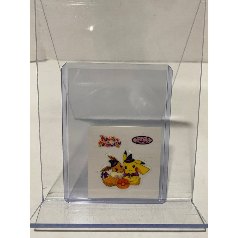 Nintendo Pokemon Sticker Halloween Pikachu Eevee Witch Hats Pumpkin Japanese